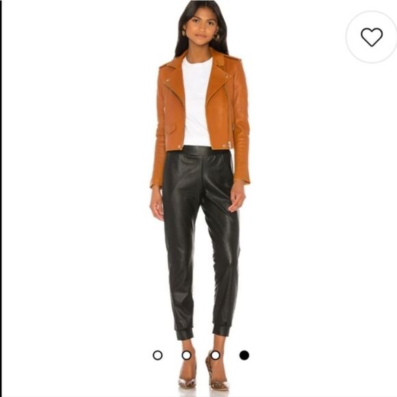 Commando Faux Leather Joggers in Black Size M - Picture 1 of 14